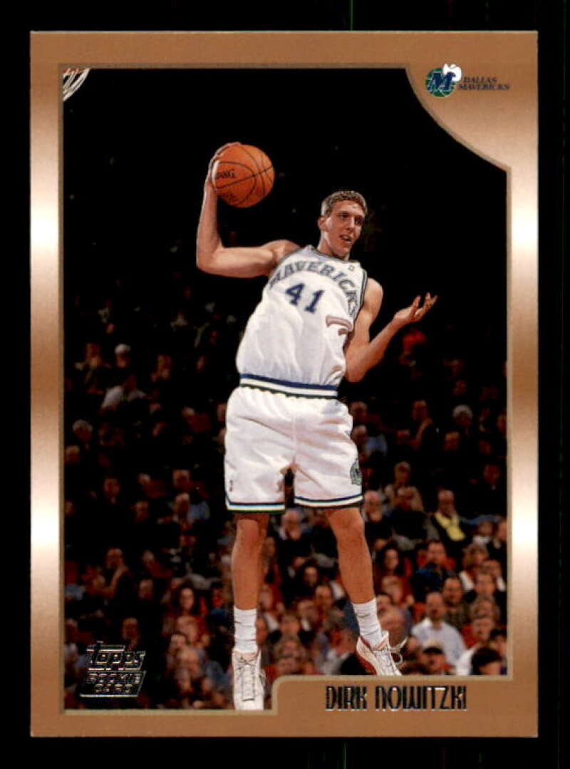 Dirk Nowitzki Rookie Card 1998-99 Topps #154 Image 1