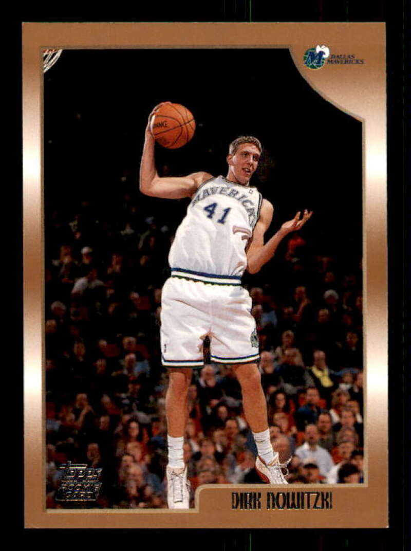 Dirk Nowitzki Rookie Card 1998-99 Topps #154 Image 1