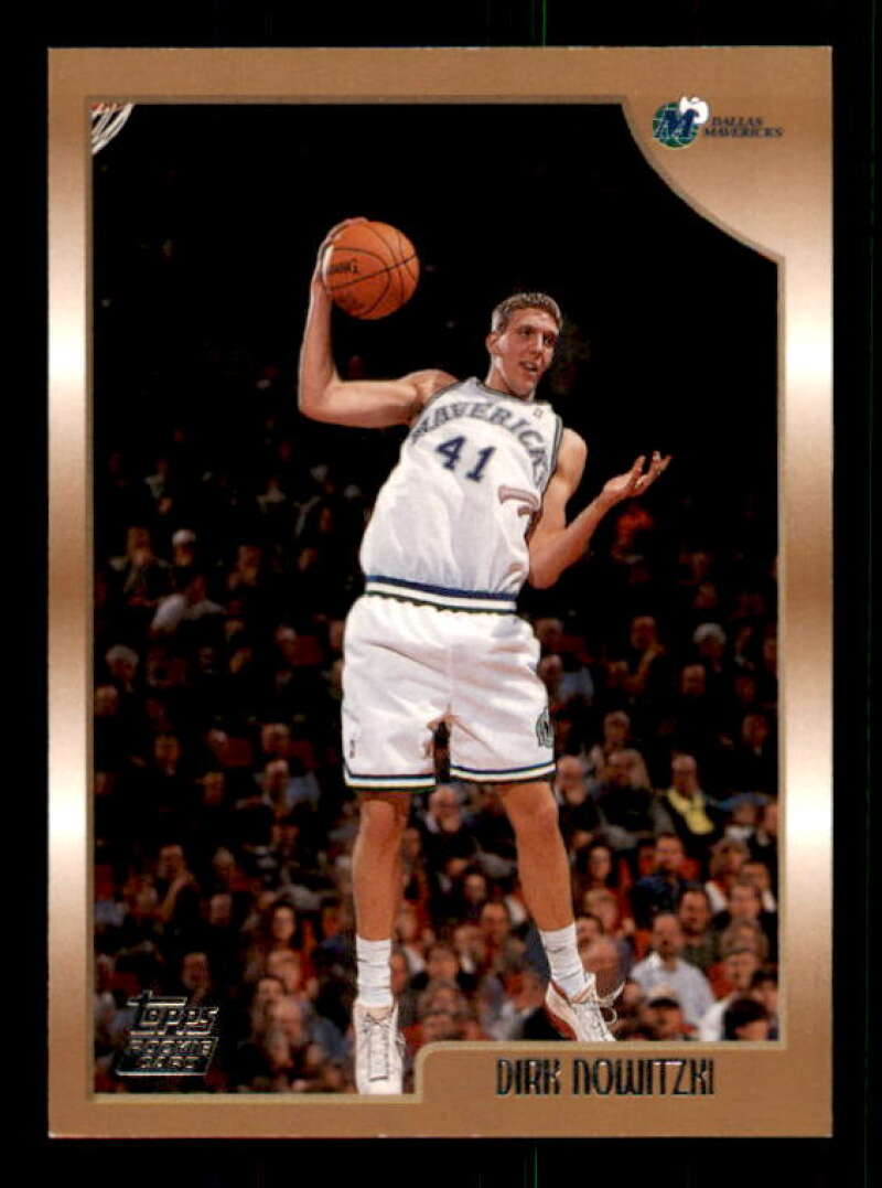 Dirk Nowitzki Rookie Card 1998-99 Topps #154 Image 1