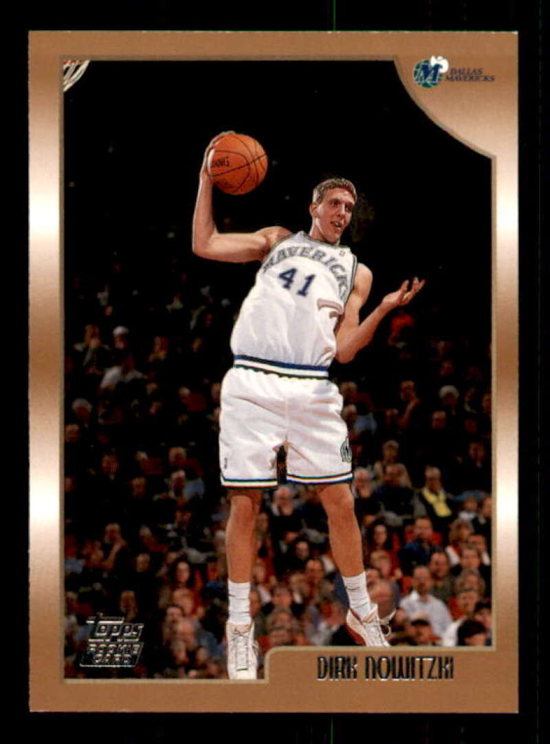 Dirk Nowitzki Rookie Card 1998-99 Topps #154 Image 1