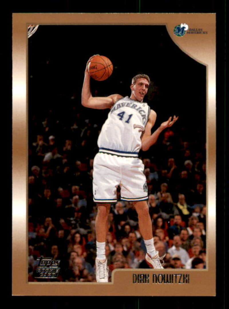 Dirk Nowitzki Rookie Card 1998-99 Topps #154 Image 1