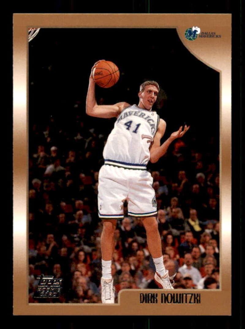 Dirk Nowitzki Rookie Card 1998-99 Topps #154 Image 1