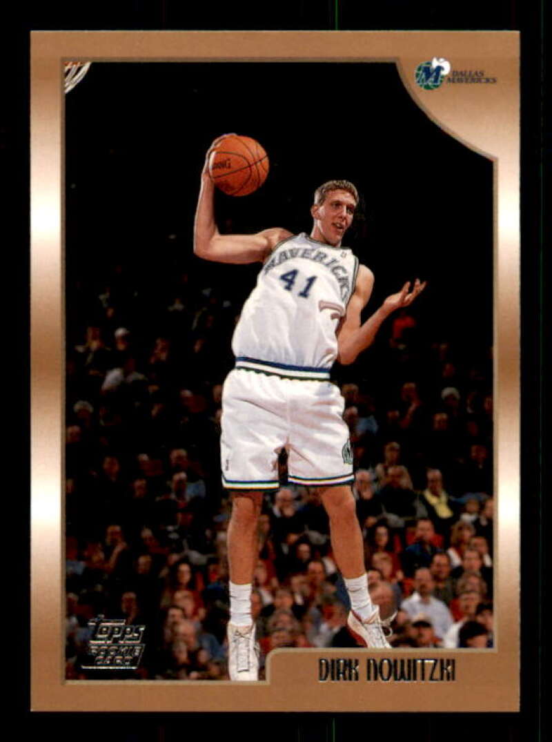 Dirk Nowitzki Rookie Card 1998-99 Topps #154 Image 1