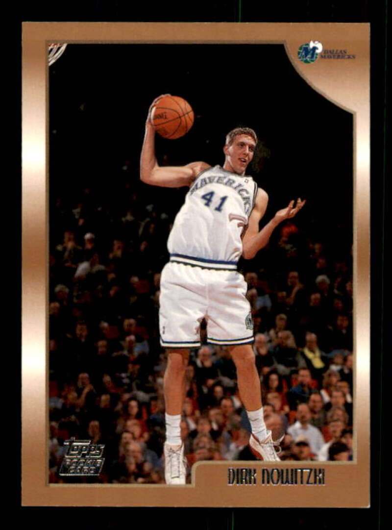 Dirk Nowitzki Rookie Card 1998-99 Topps #154 Image 1