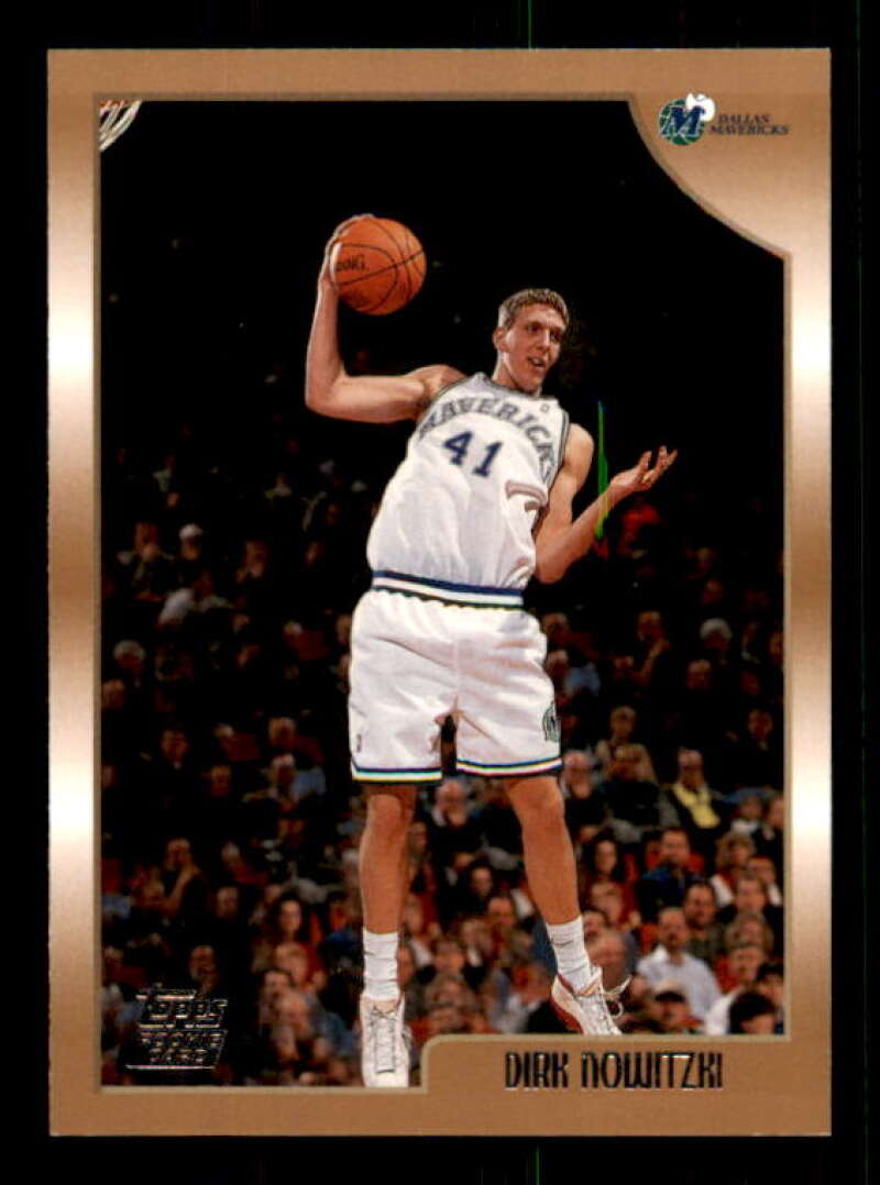 Dirk Nowitzki Rookie Card 1998-99 Topps #154 Image 1