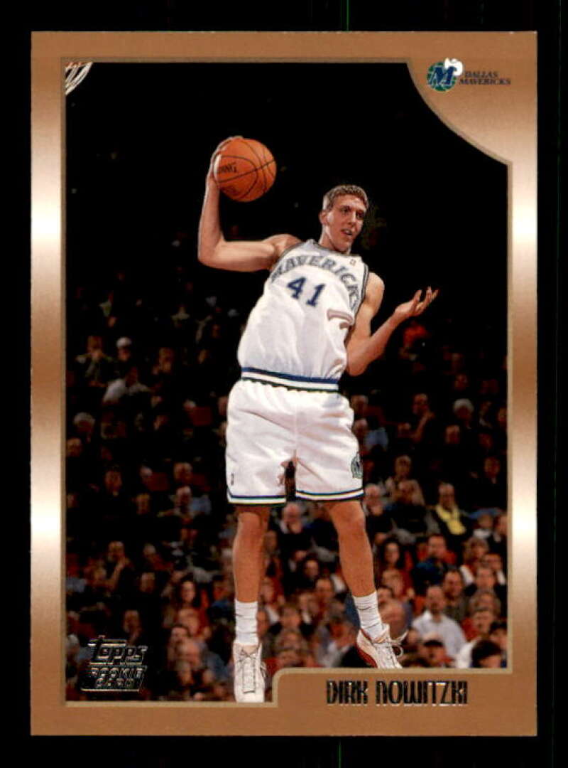 Dirk Nowitzki Rookie Card 1998-99 Topps #154 Image 1