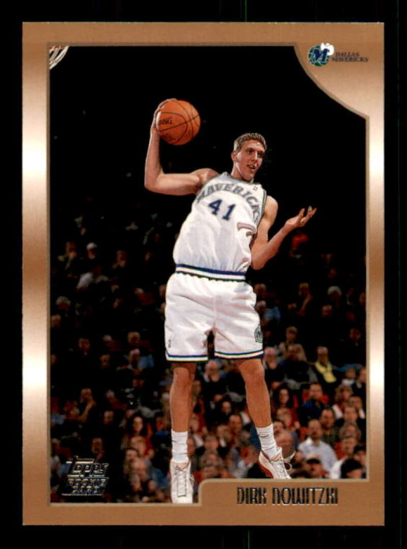 Dirk Nowitzki Rookie Card 1998-99 Topps #154 Image 1