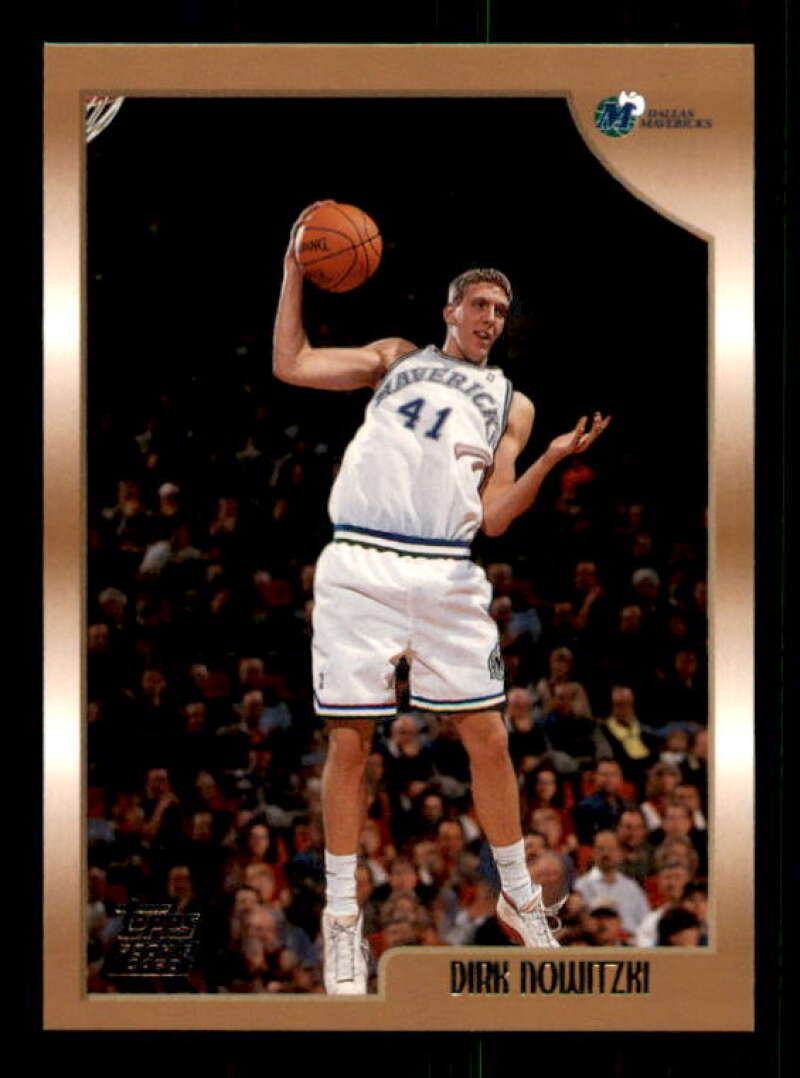 Dirk Nowitzki Rookie Card 1998-99 Topps #154 Image 1