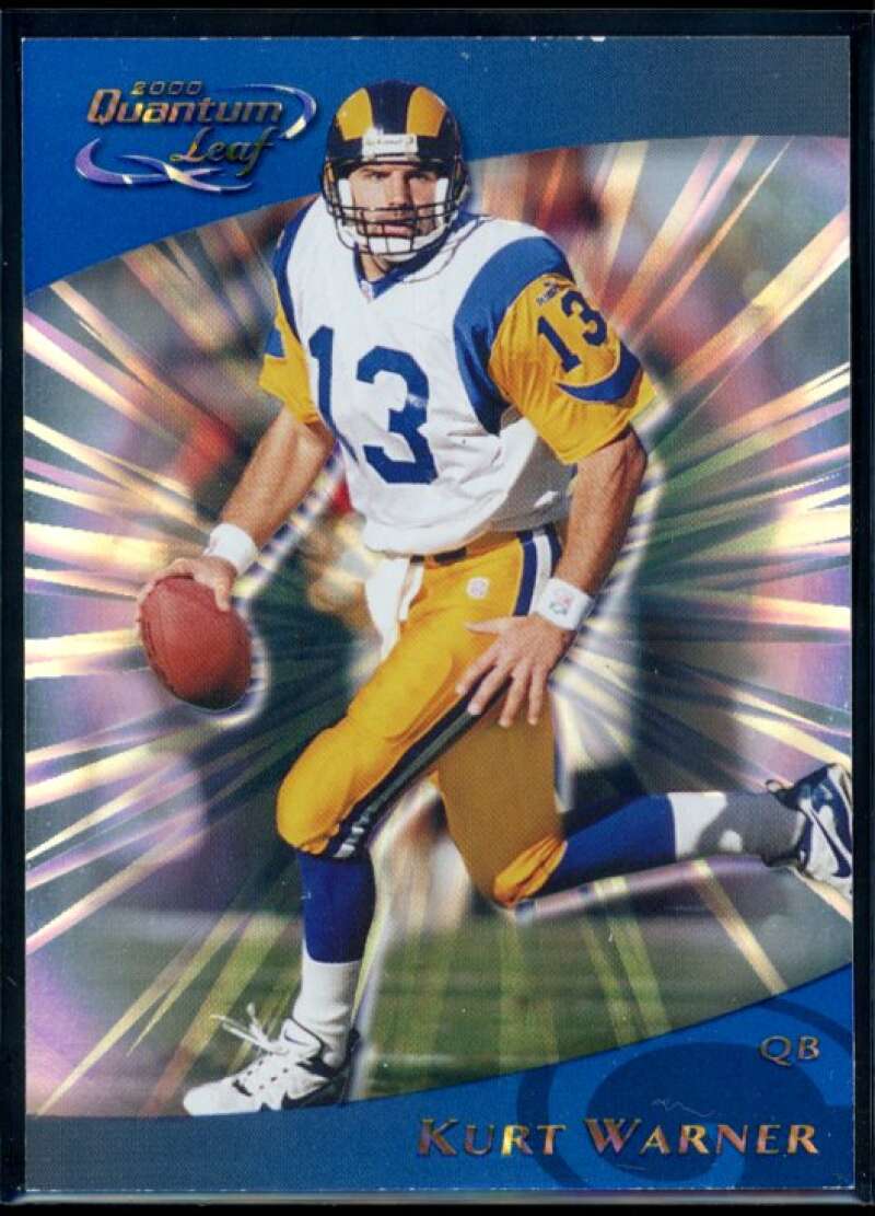 Kurt Warner Card 2000 Quantum Leaf #265 Image 1