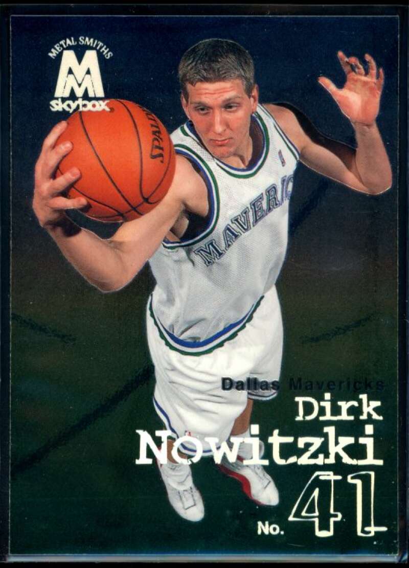 Dirk Nowitzki Rookie Card 1998-99 SkyBox Molten Metal #35 Image 1