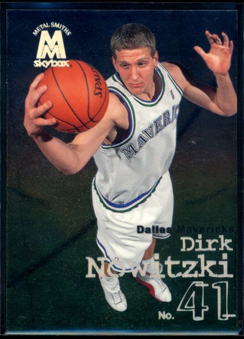 Dirk Nowitzki Rookie Card 1998-99 SkyBox Molten Metal #35 Image 1