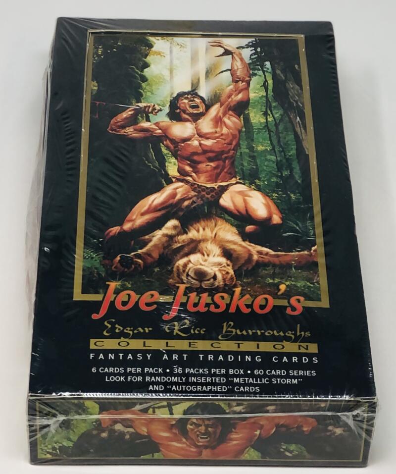 1994 Edgar Rice Burroughs Joe Juskoâs Fantasy Art trading Cards Box Image 1