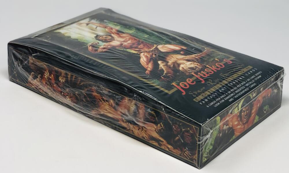 1994 Edgar Rice Burroughs Joe Juskoâs Fantasy Art trading Cards Box Image 3
