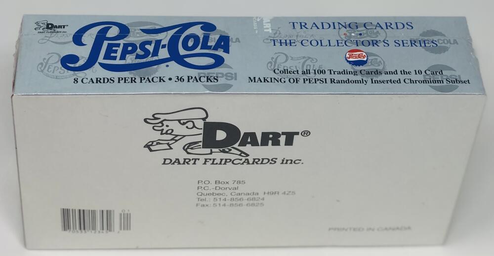 1994 Dart Pepsi Cola Series 1 Trading Card Box Image 3