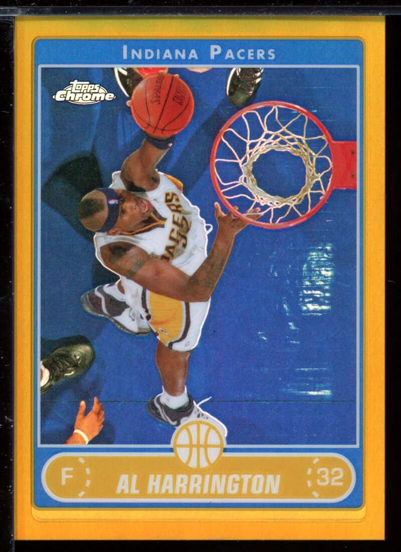 Al Harrington Card 2006-07 Topps Chrome Refractors Gold #137 Image 1