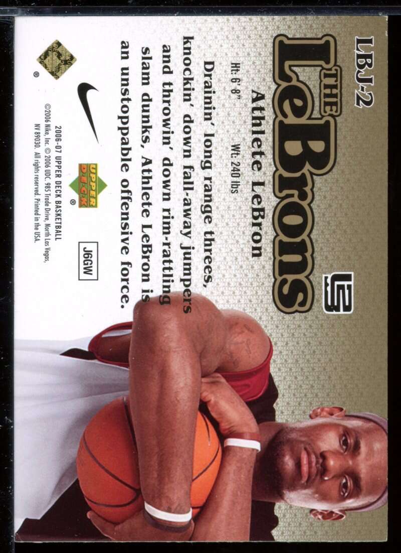 LeBron James Card 2006-07 Upper Deck The LeBrons #2 Image 2