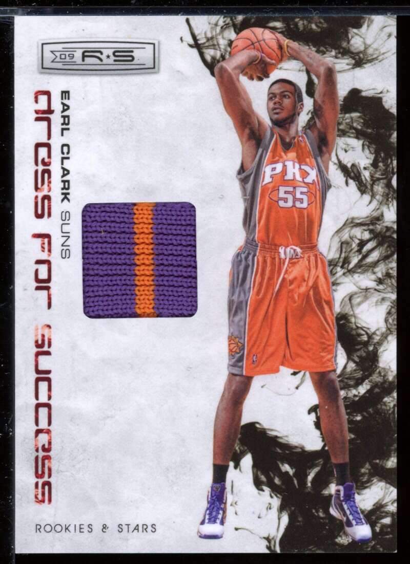 Earl Clark Card 2009-10 Rookies and Stars Dress for Success Materials Prime #13 Image 1