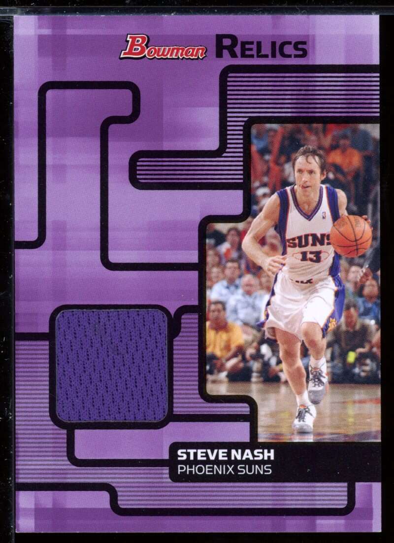 Steve Nash Card 2007-08 Bowman Relics #SN Image 1