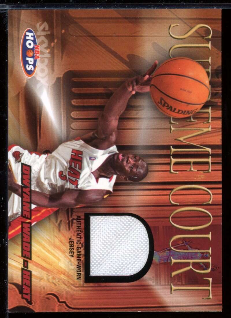 Dwyane Wade Card 2004-05 Hoops Supreme Court Jerseys #DW Image 1