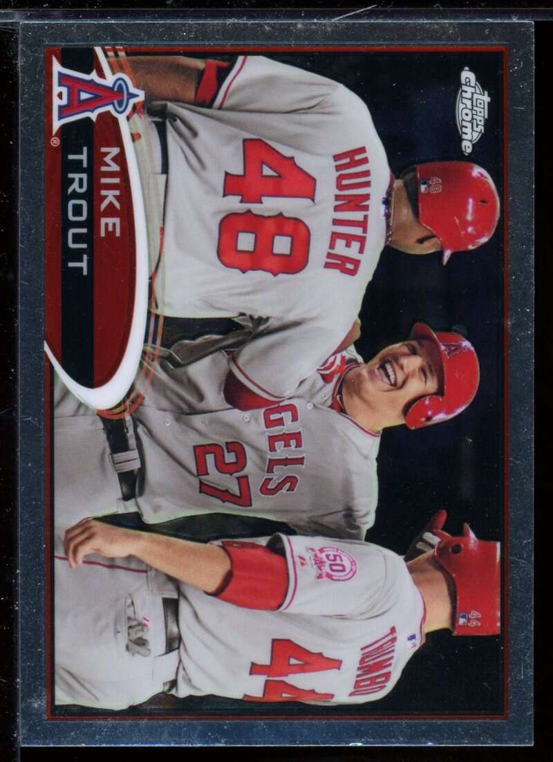 Mike Trout Card 2012 Topps Chrome #144 Image 1