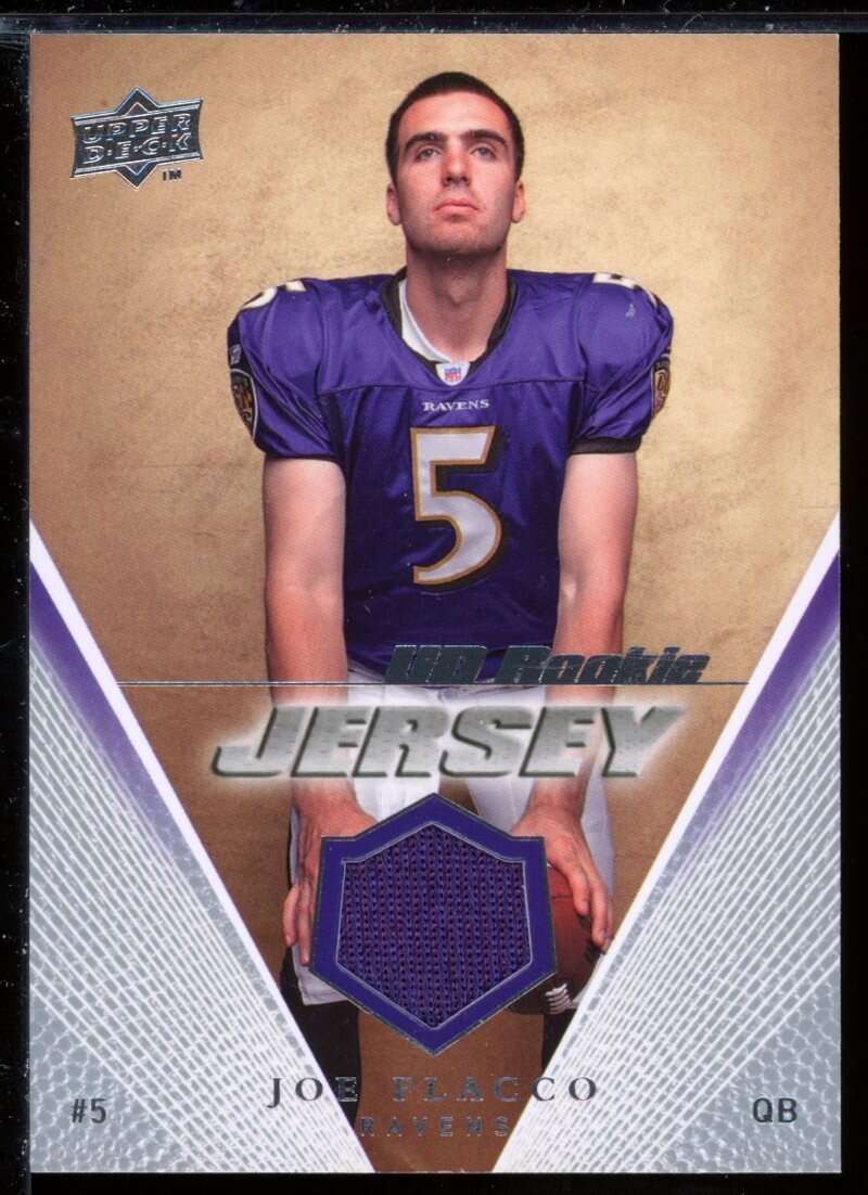 Joe Flacco Rookie Card 2008 Upper Deck Rookie Jerseys #UDRJJF Image 1