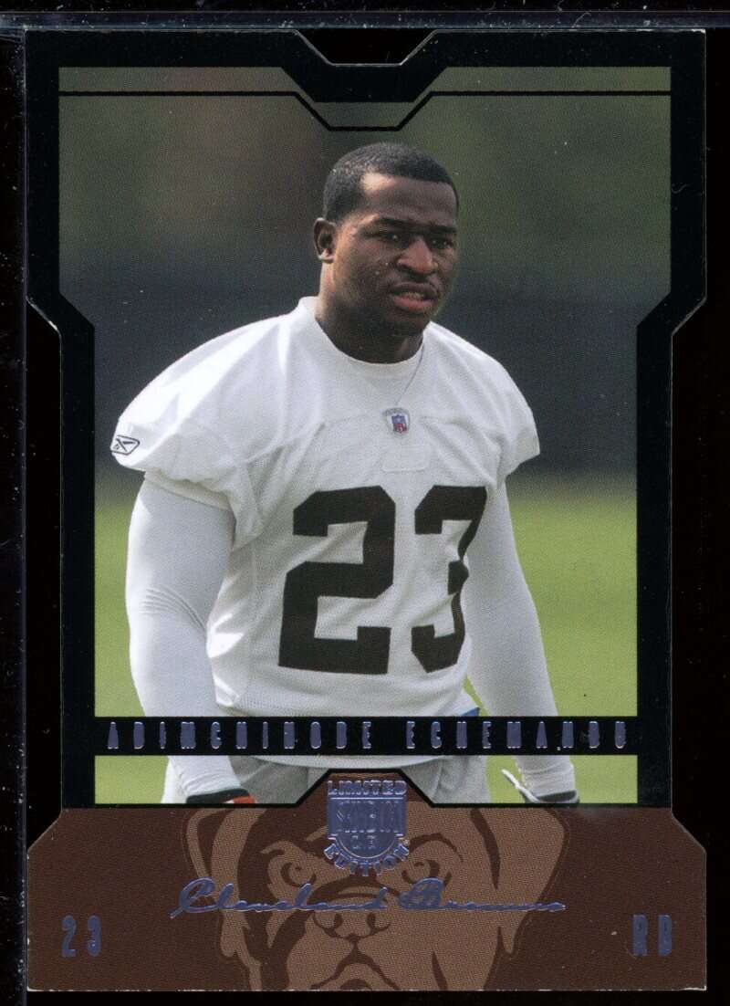 Adimchinobe Echemandu Card 2004 SkyBox LE Black Border Platinum #135 Image 1