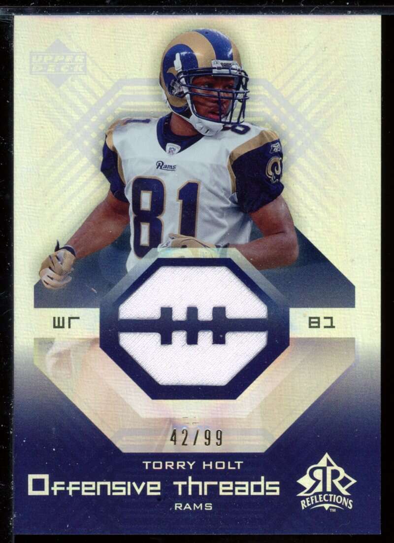 Torry Holt Card 2004 Reflections Offensive Threads #OTTH Image 1