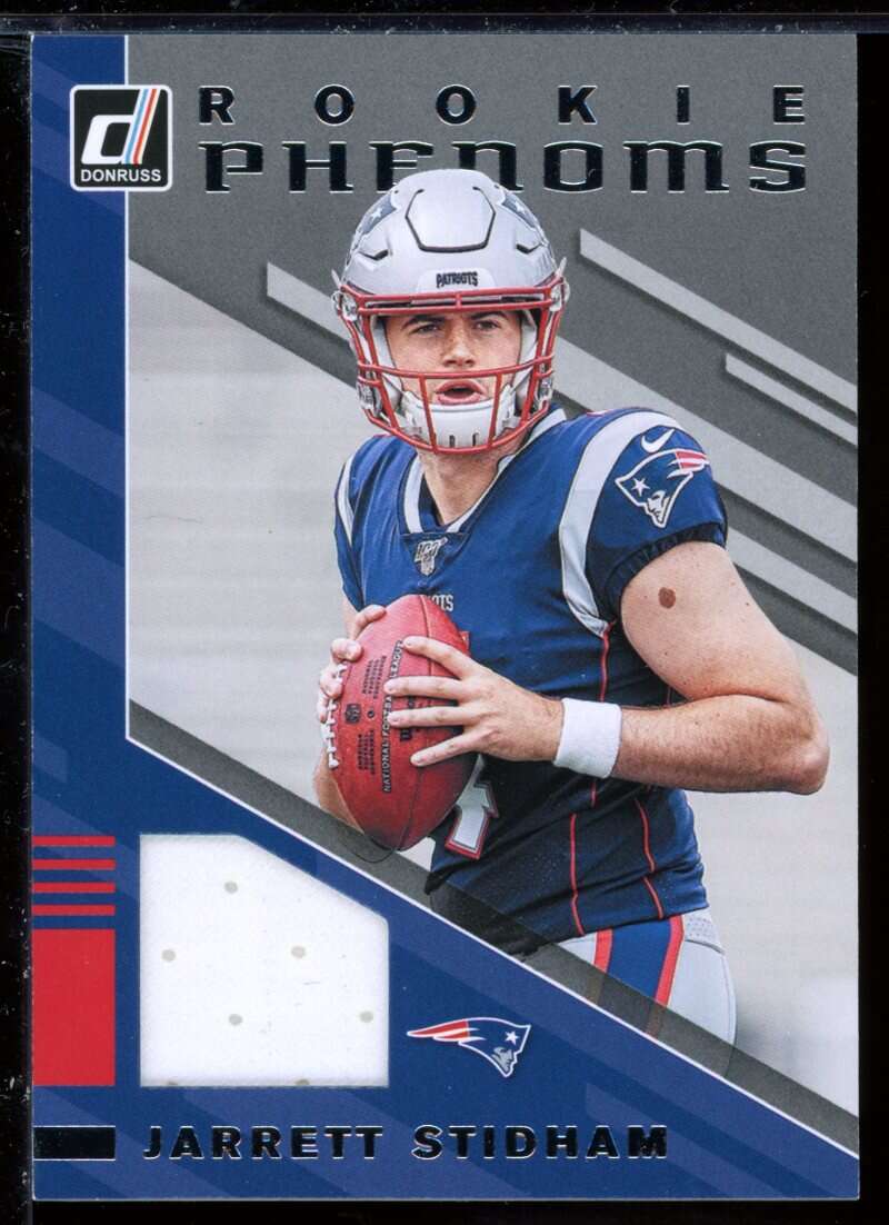 Jarrett Stidham Card 2019 Donruss Optic Rookie Phenoms Jerseys #7 Image 1