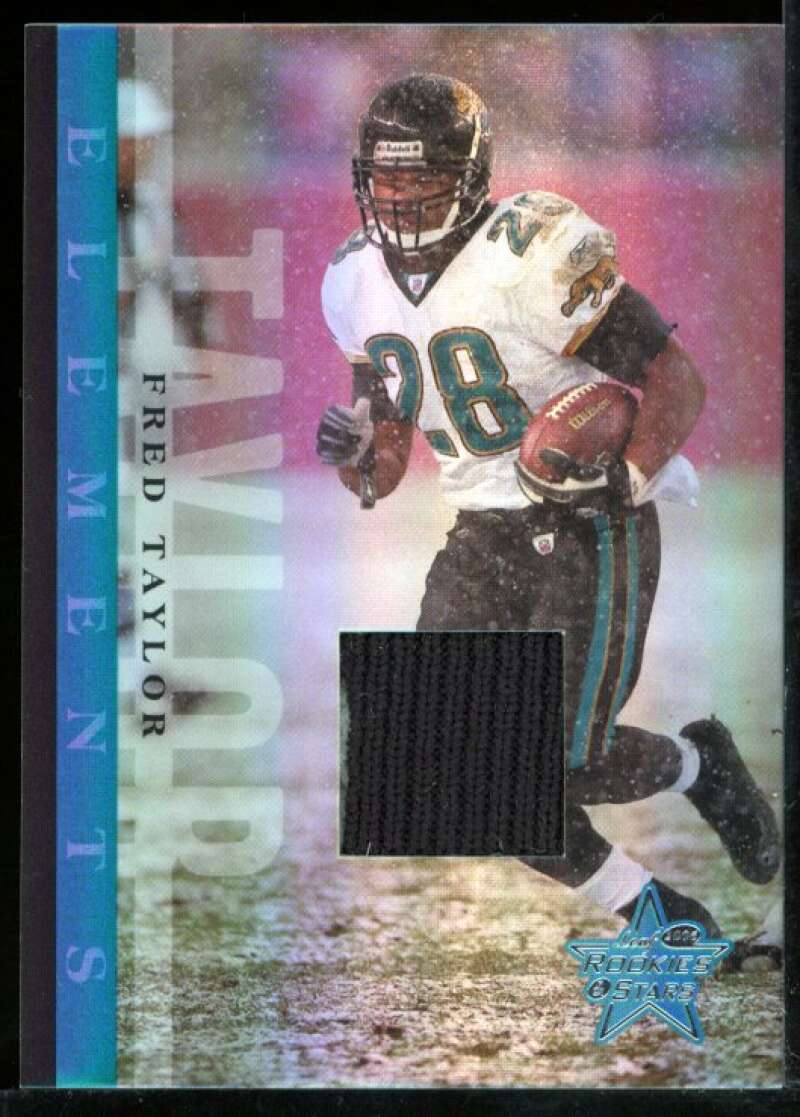 Fred Taylor Card 2006 Leaf Rookies and Stars Elements Materials Holofoil #8 Image 1