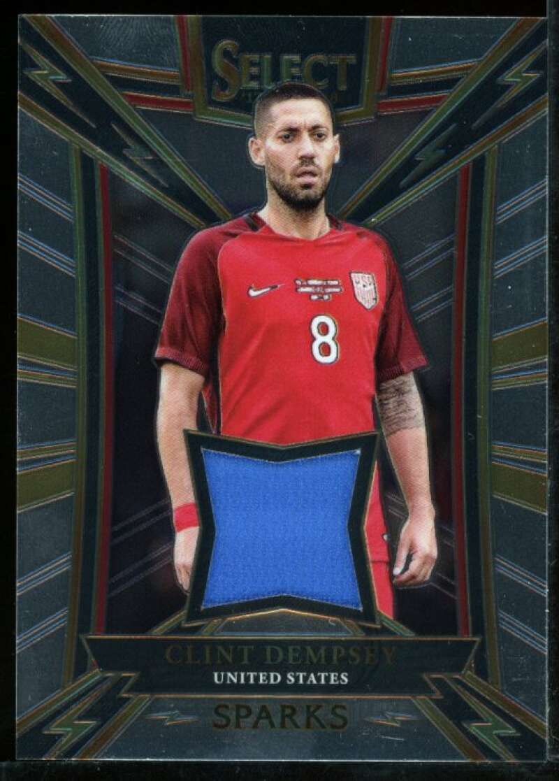 Clint Dempsey Card 2017-18 Select Sparks Memorabilia #7 Image 1