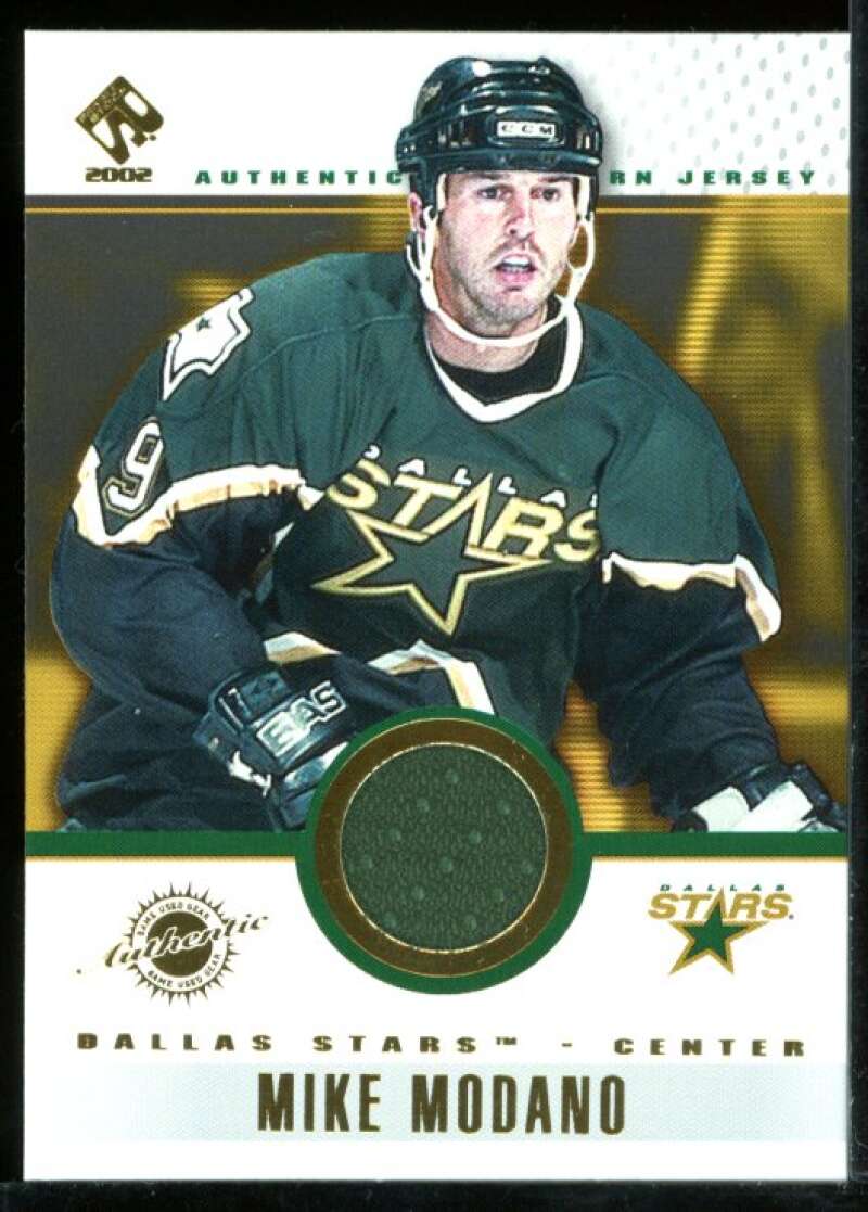 Mike Modano Card 2001-02 Private Stock Game Gear #37 Image 1