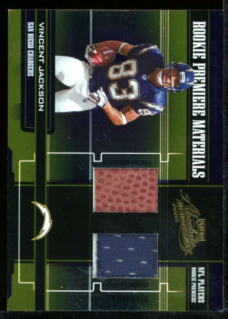 Vincent Jackson RPM Rookie Card 2005 Absolute Memorabilia #234 Image 1