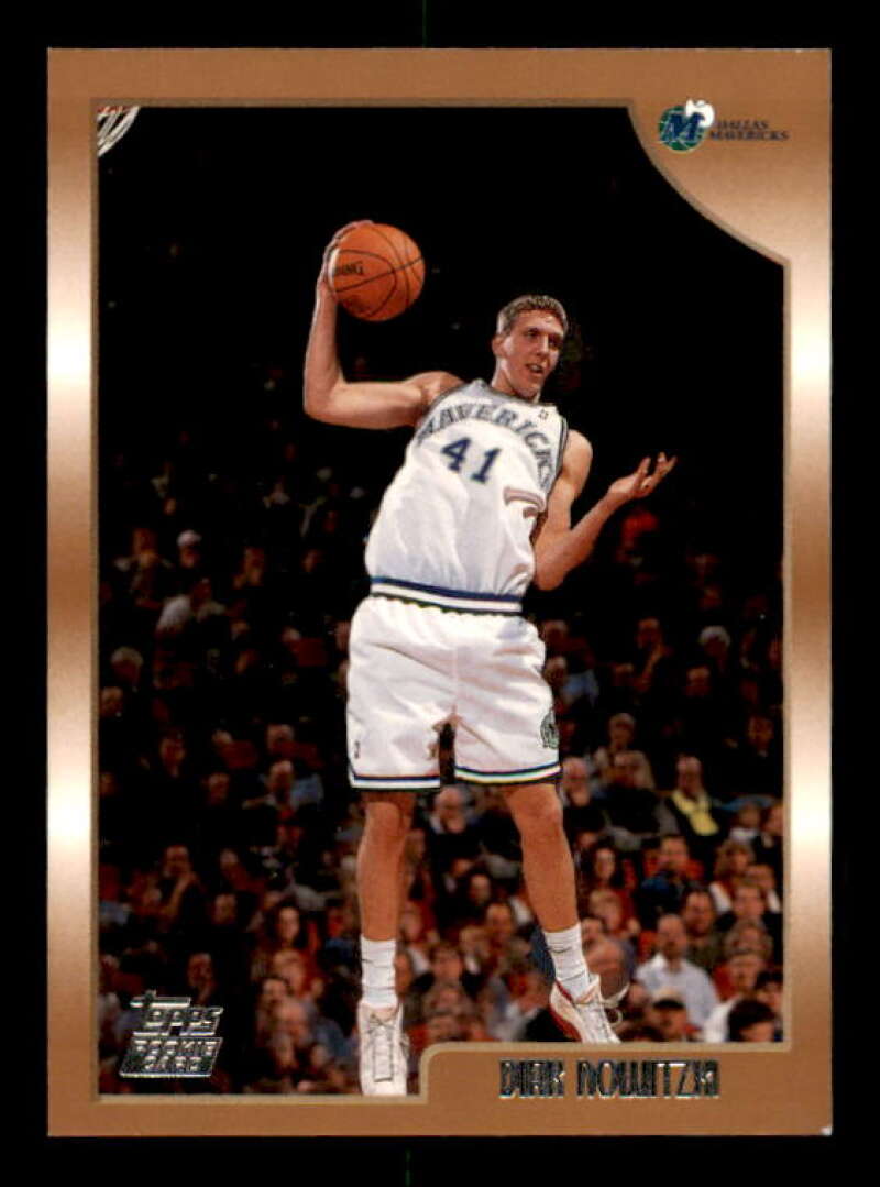 Dirk Nowitzki Rookie Card 1998-99 Topps #154 Image 1