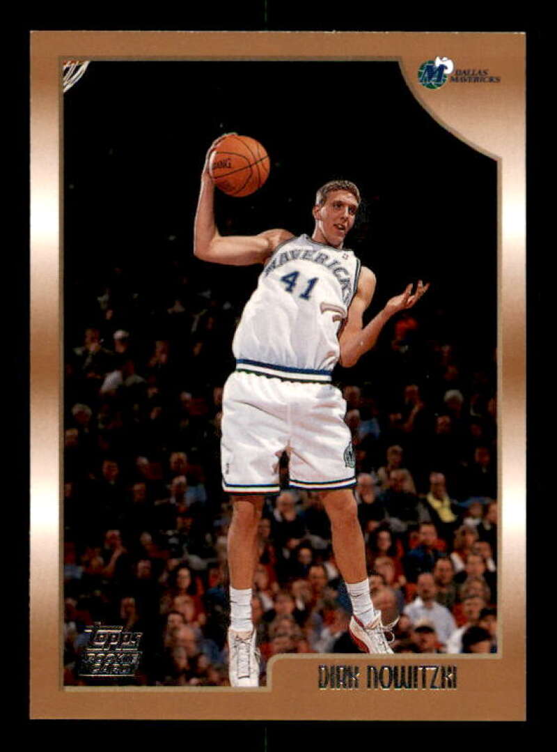 Dirk Nowitzki Rookie Card 1998-99 Topps #154 Image 1