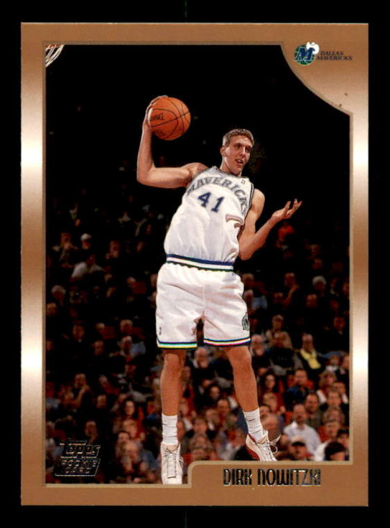 Dirk Nowitzki Rookie Card 1998-99 Topps #154 Image 1