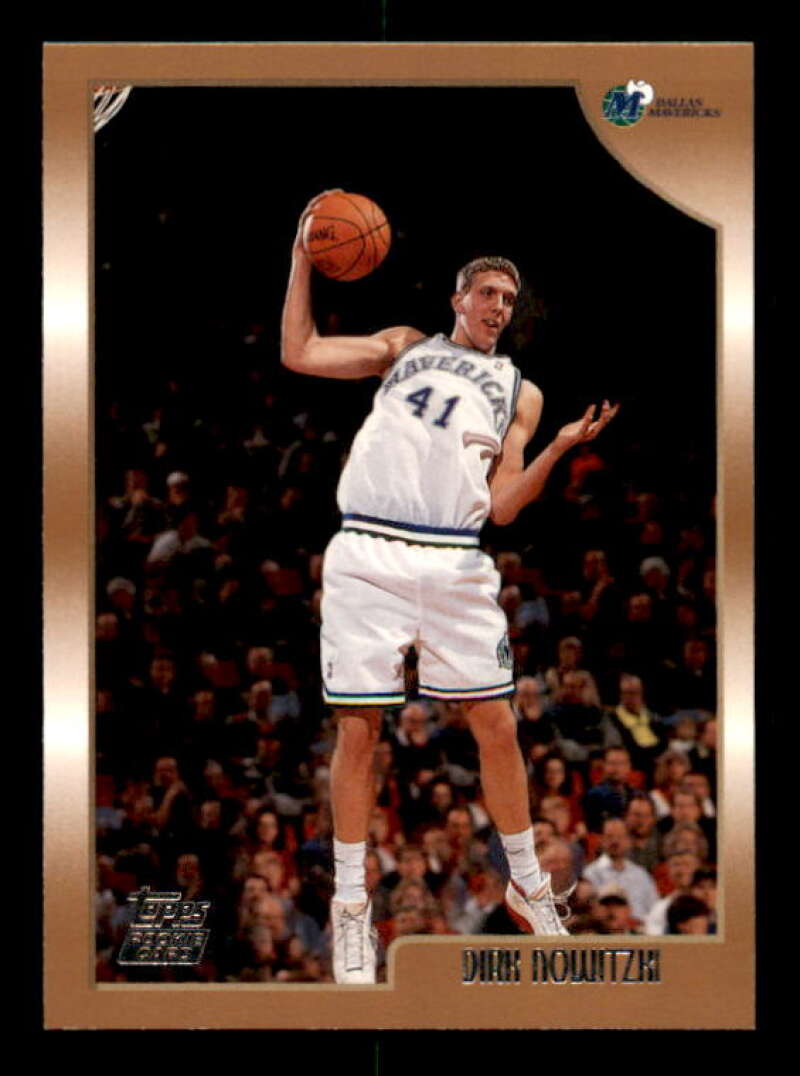 Dirk Nowitzki Rookie Card 1998-99 Topps #154 Image 1