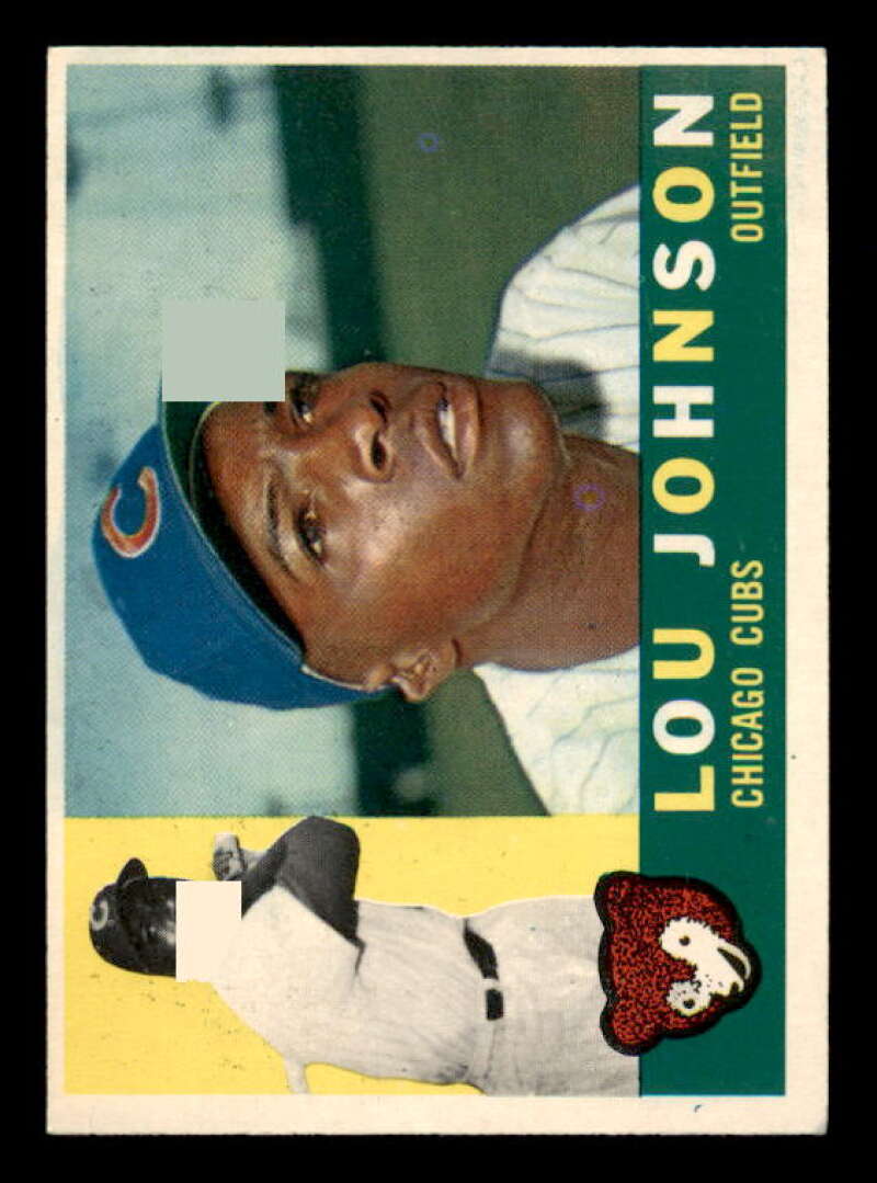 Lou Johnson Card 1960 Topps #476 Image 1