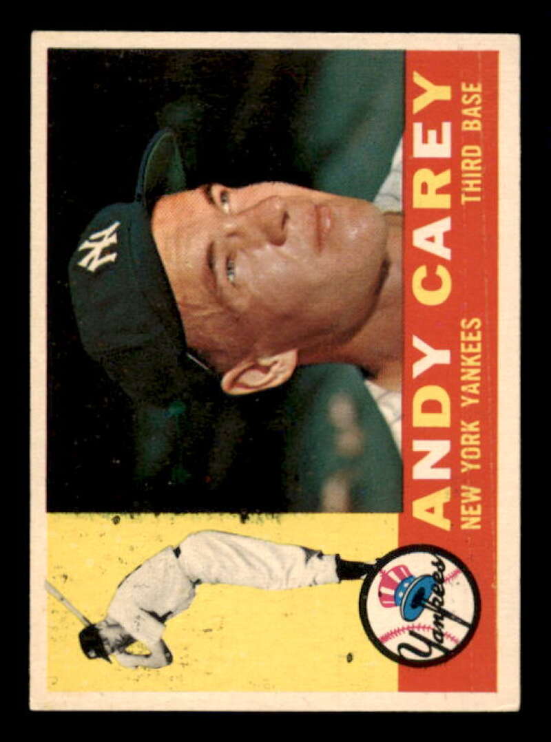 Andy Carey Card 1960 Topps #196 Image 1