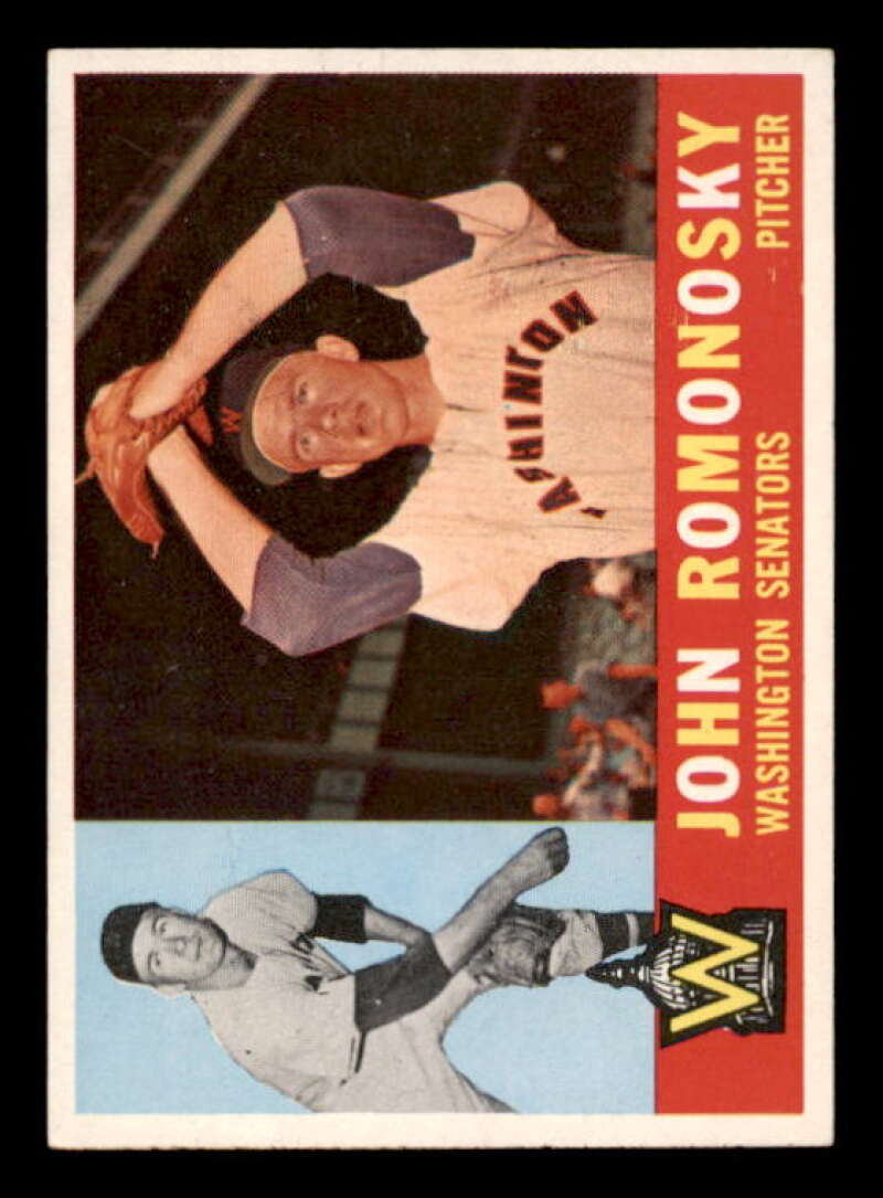 John Romonosky Card 1960 Topps #87 Image 1