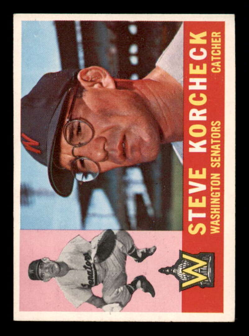 Steve Korcheck Card 1960 Topps #56 Image 1