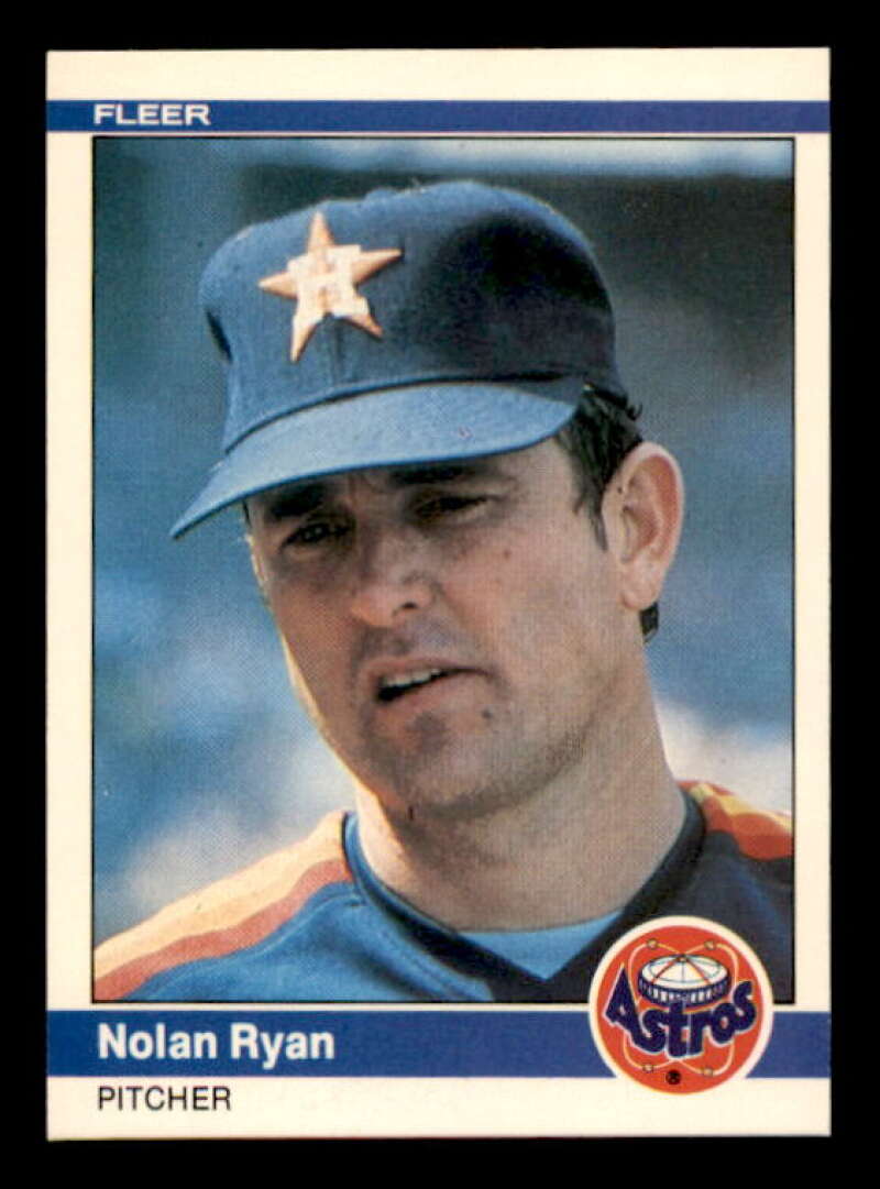 Nolan Ryan Card 1984 Fleer #239 Image 1