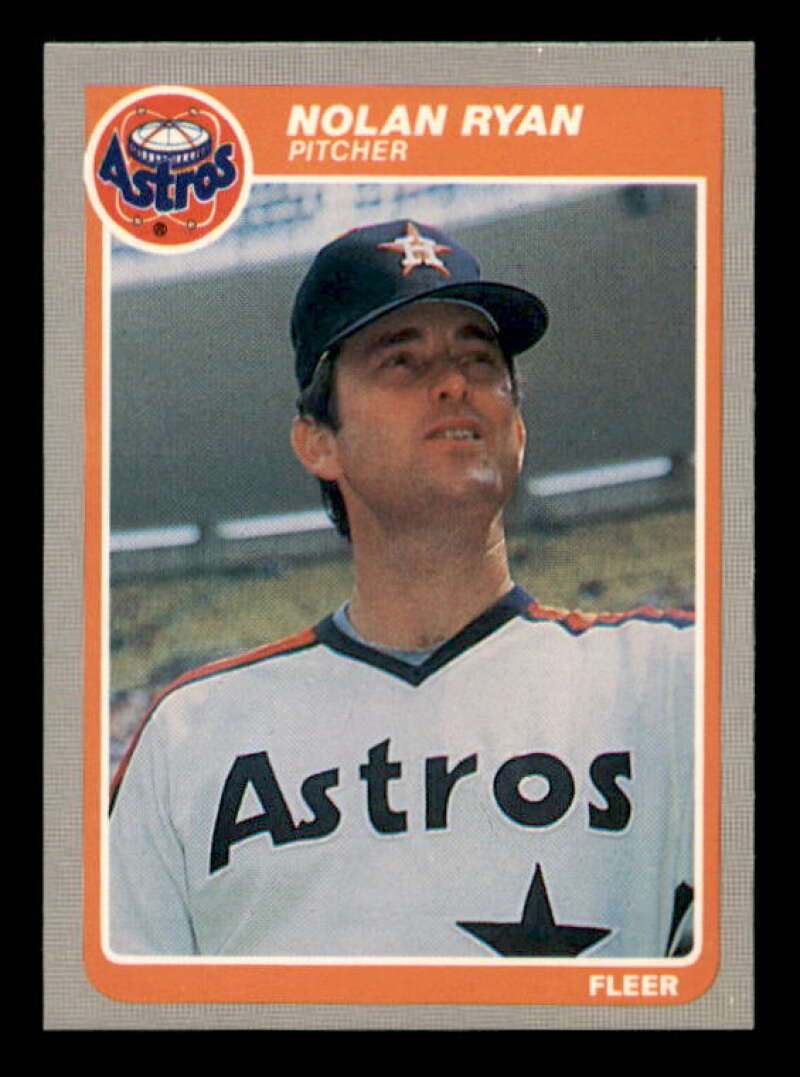 Nolan Ryan Card 1985 Fleer #359 Image 1