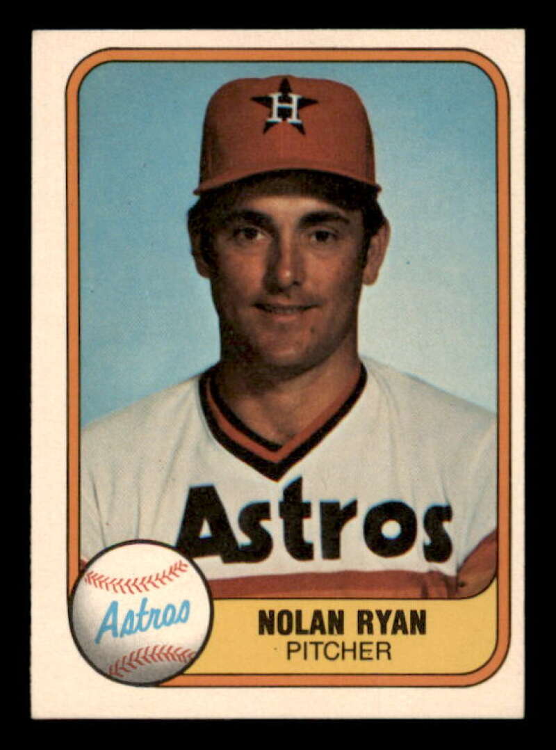Nolan Ryan Card 1981 Fleer #57 Image 1