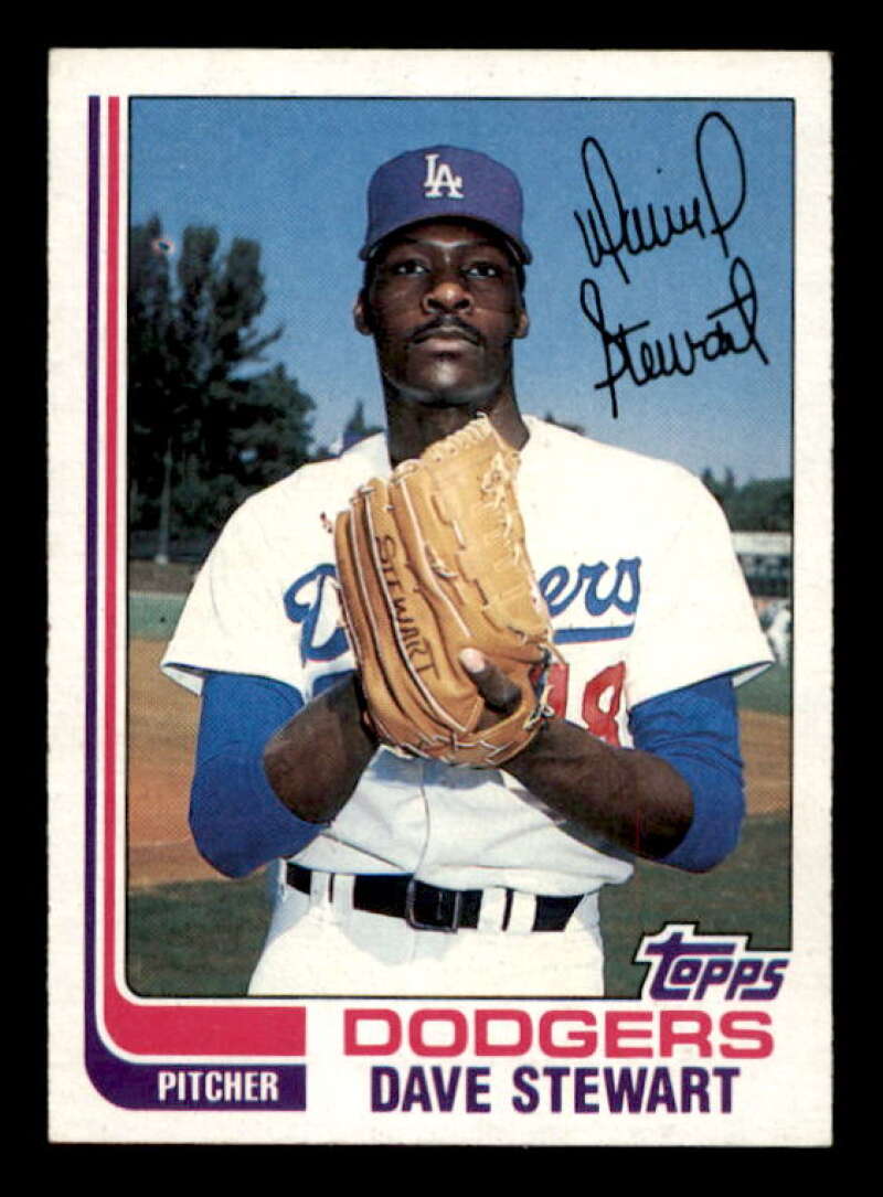 Dave Stewart Rookie Card 1982 Topps #213 Image 1