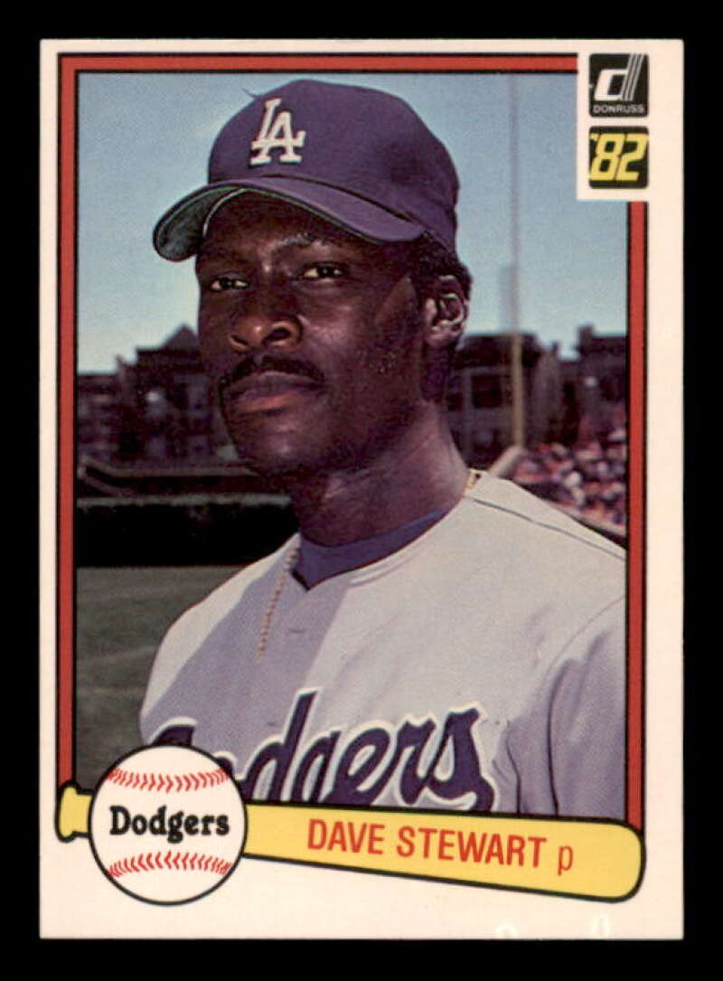 Dave Stewart Rookie Card 1982 Donruss #410 Image 1