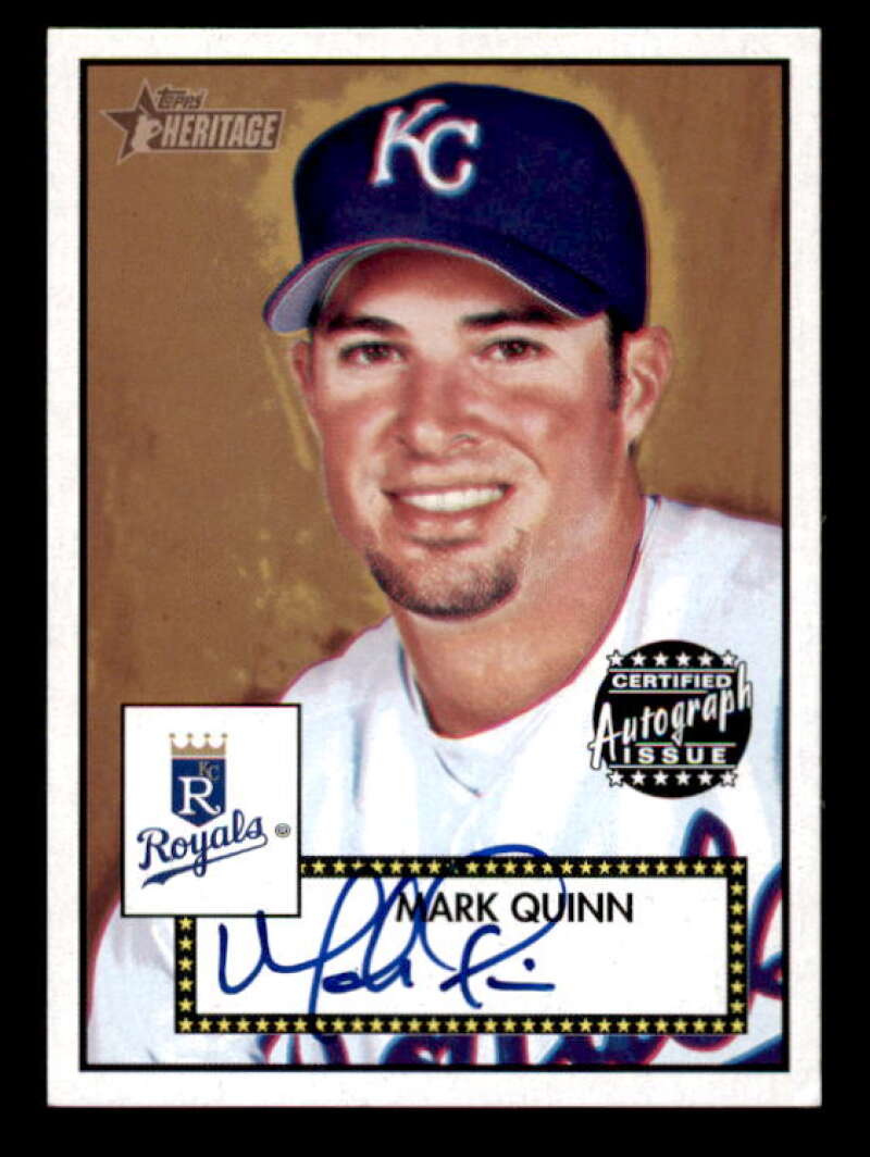 Mark Quinn Card 2001 Topps Heritage Autographs #THAMQ Image 1