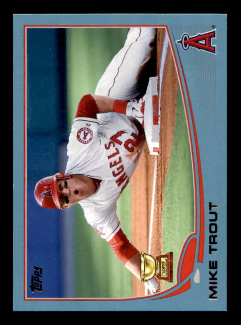 Mike Trout Card 2013 Topps Wal-Mart Blue Border #27 Image 1