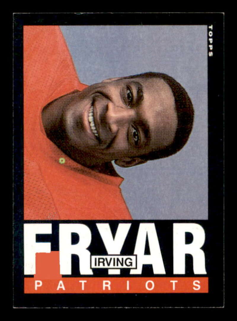 Irving Fryar Rookie Card 1985 Topps #325 Image 1