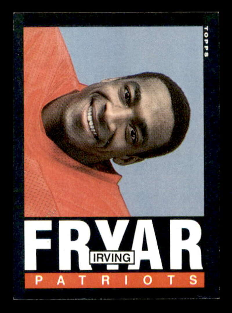 Irving Fryar Rookie Card 1985 Topps #325 Image 1