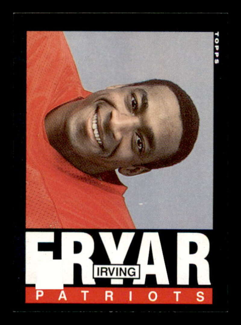 Irving Fryar Rookie Card 1985 Topps #325 Image 1